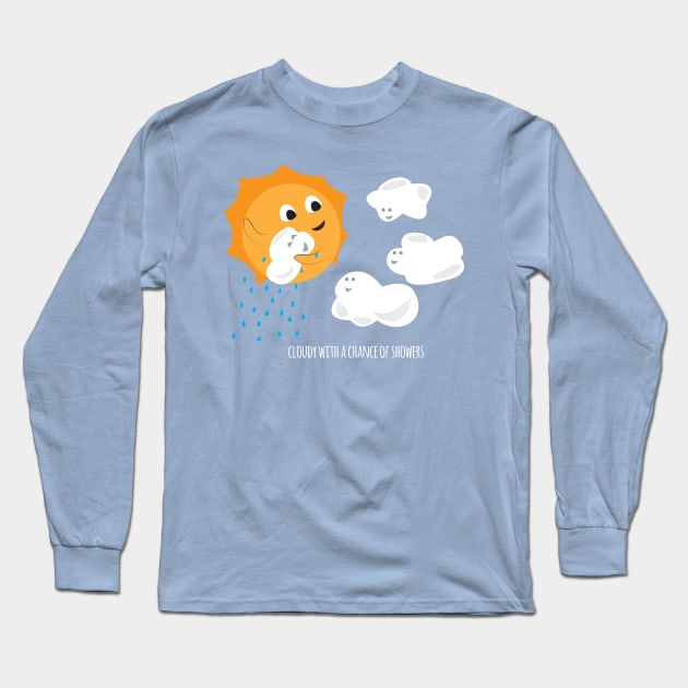 Showers Long Sleeve T-Shirt by TinkM
